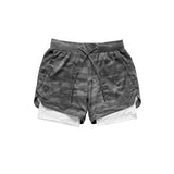 2 In 1 Double-deck Quick Dry GYM Sport Shorts