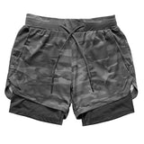 2 In 1 Double-deck Quick Dry GYM Sport Shorts