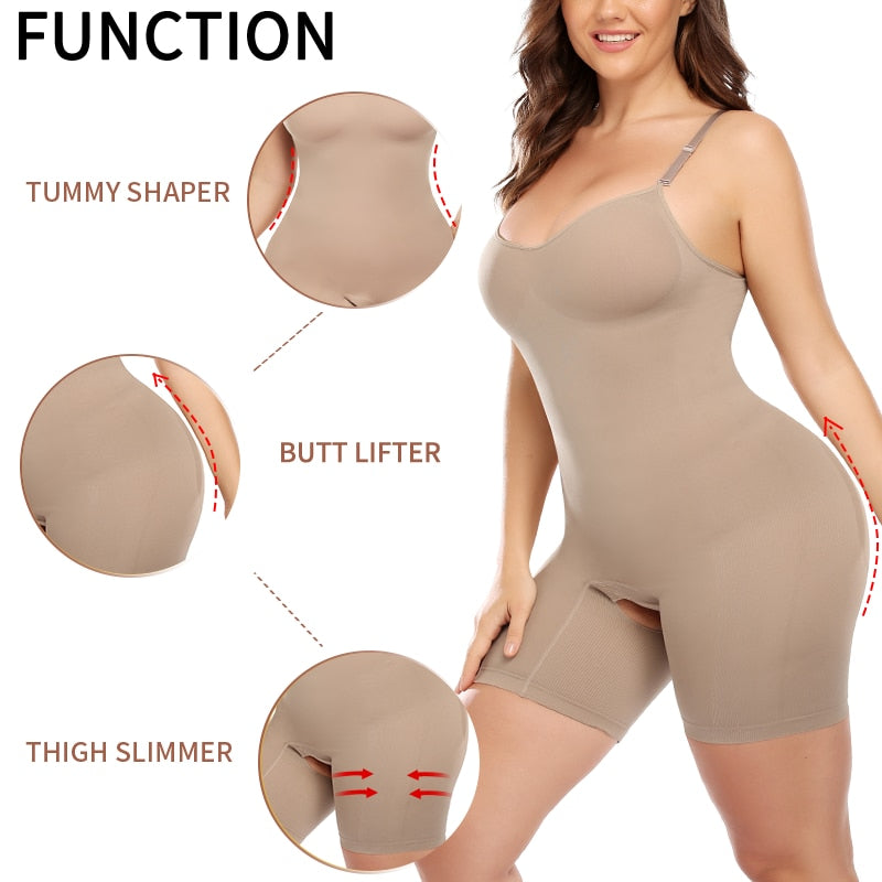 Seamless Women Bodysuit Butt Lifter