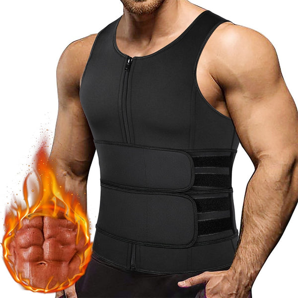 Men Shapewear Compression Vest for Weight Loss Workout Sauna Sweat Tank Top